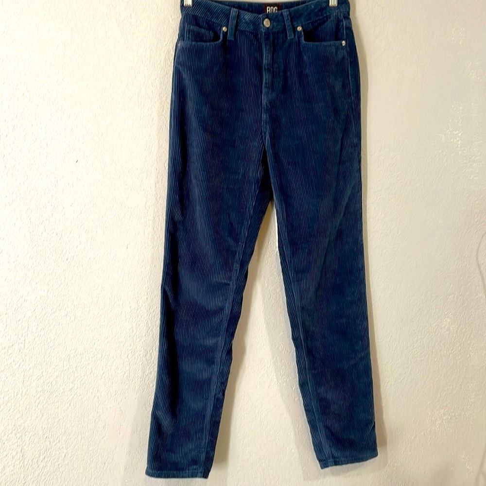 Urban Outfitters BDG Womens Blue Corduroy High Rise Mom Jeans Size 26